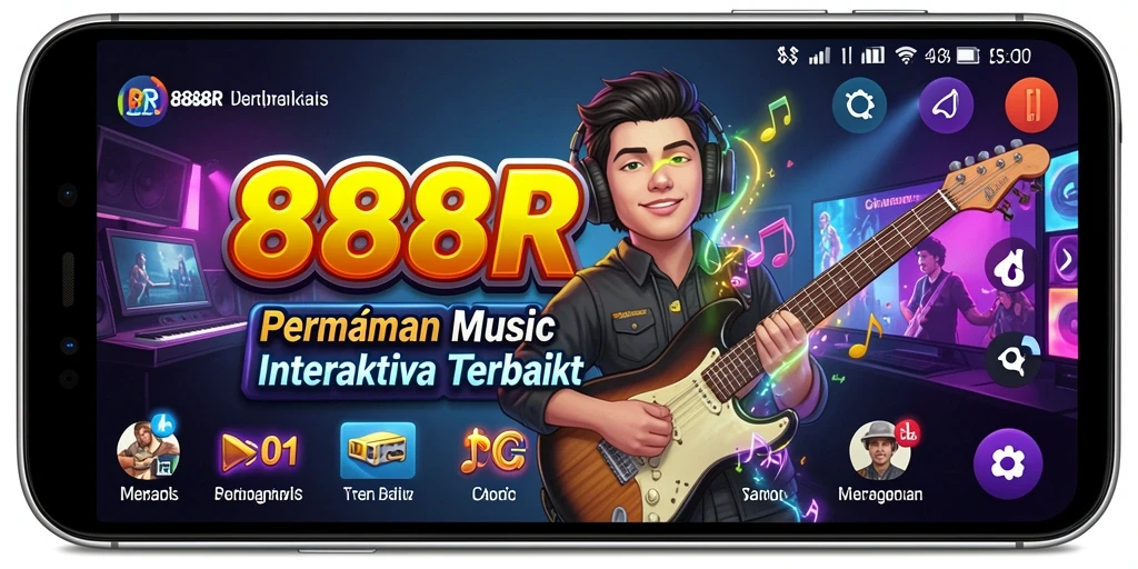 Tangkapan layar utama <strong>888R</strong> menampilkan gameplay seru dan interaktif.