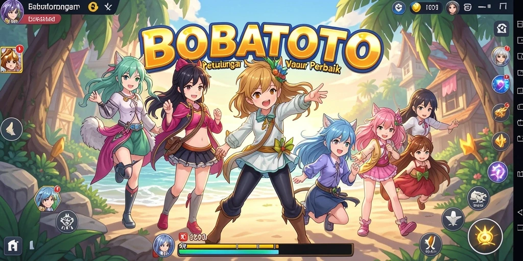 Tampilan gameplay seru dan karakter anime yang menarik.