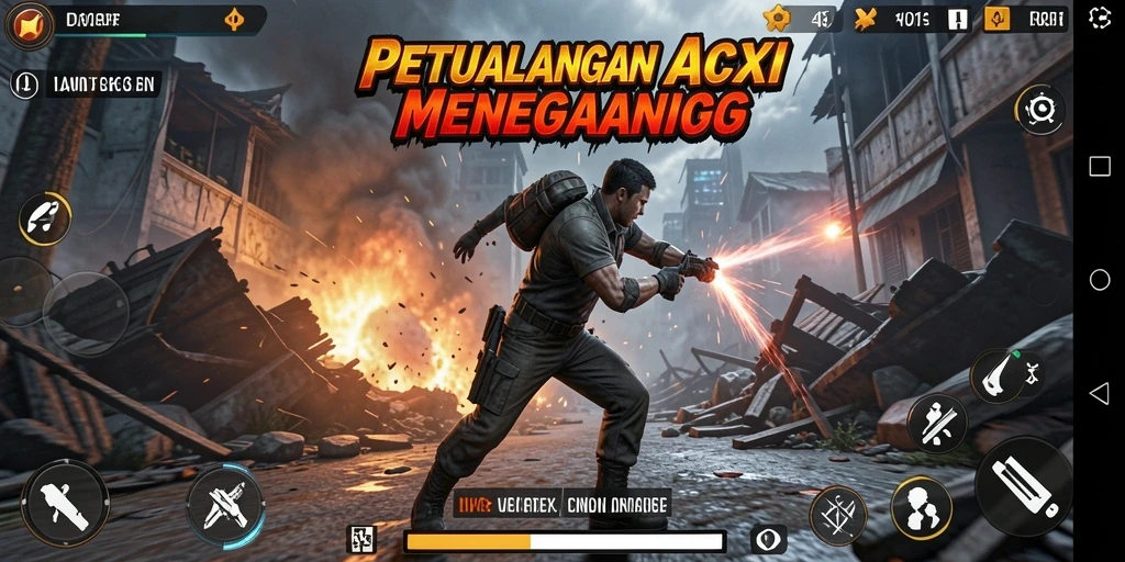 Tampilan gameplay DY01 yang penuh aksi dan seru.