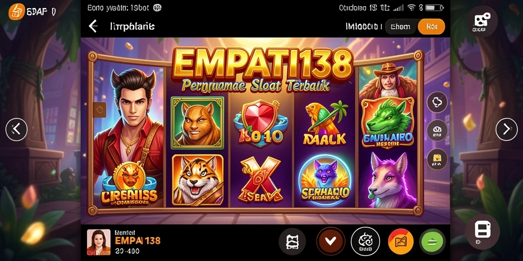 Tampilan visual seru dari gameplay Slot EMPATI138 yang menarik.