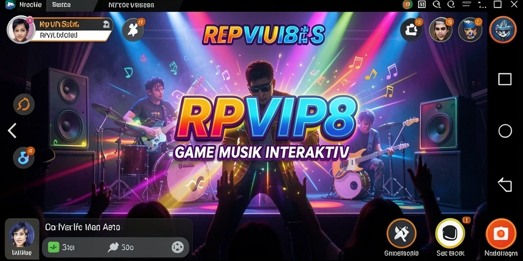 Tampilan gameplay RPVIP8 yang penuh warna dan interaktif.