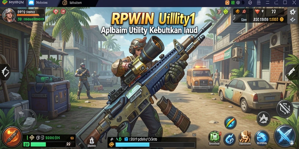 Tampilan utama RPWIN1 yang sederhana dan fungsional.