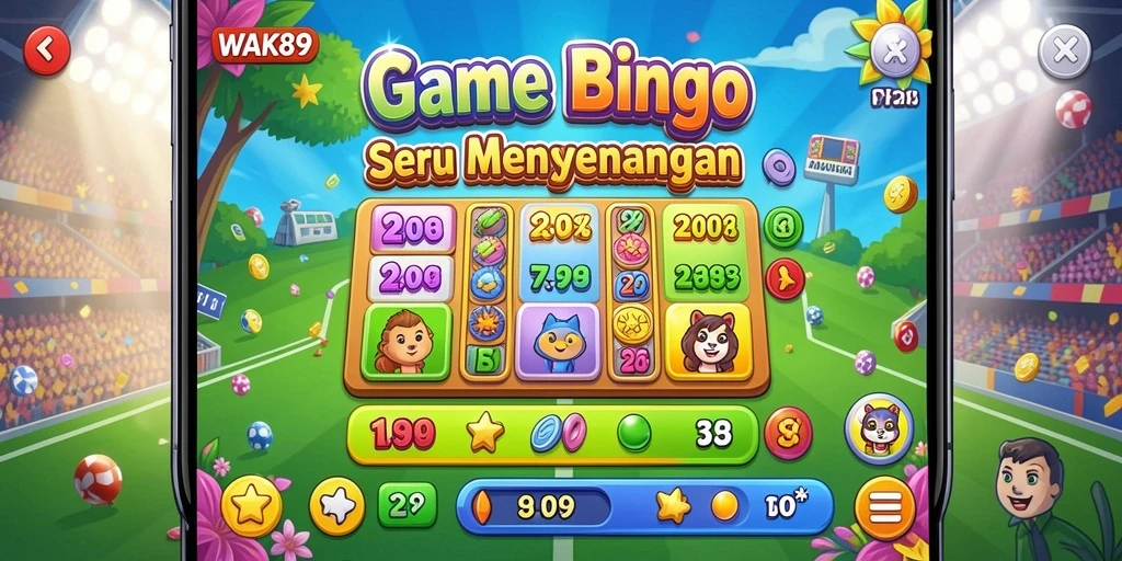 Gameplay menarik WAK89 dengan suasana Bingo yang penuh warna.
